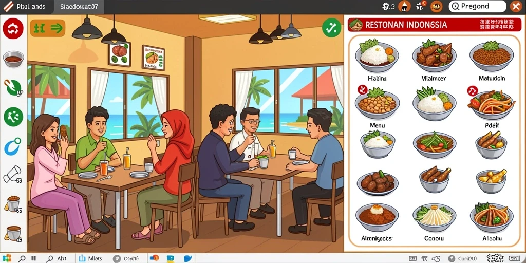 Tampilan antarmuka yang menarik dan modern.