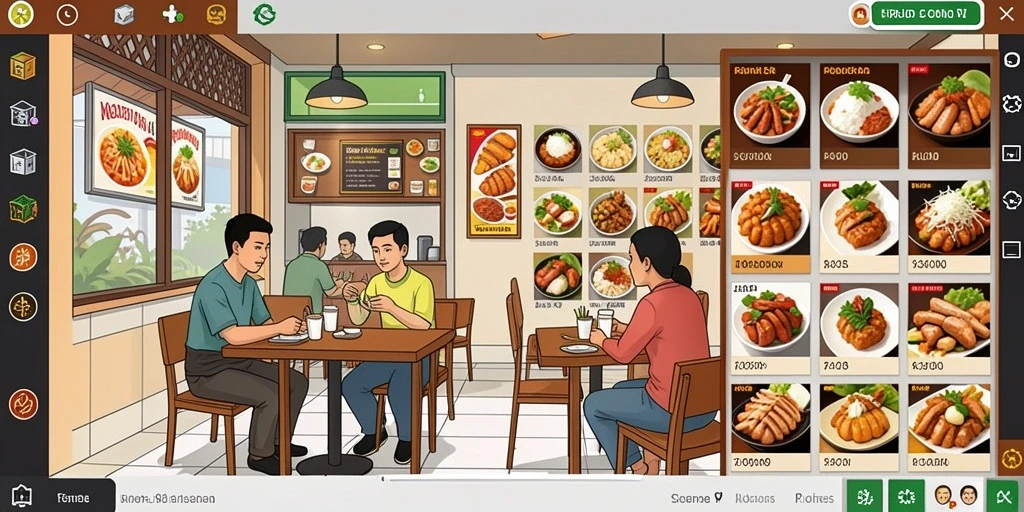 Tampilan antarmuka pengguna yang intuitif dan menarik.