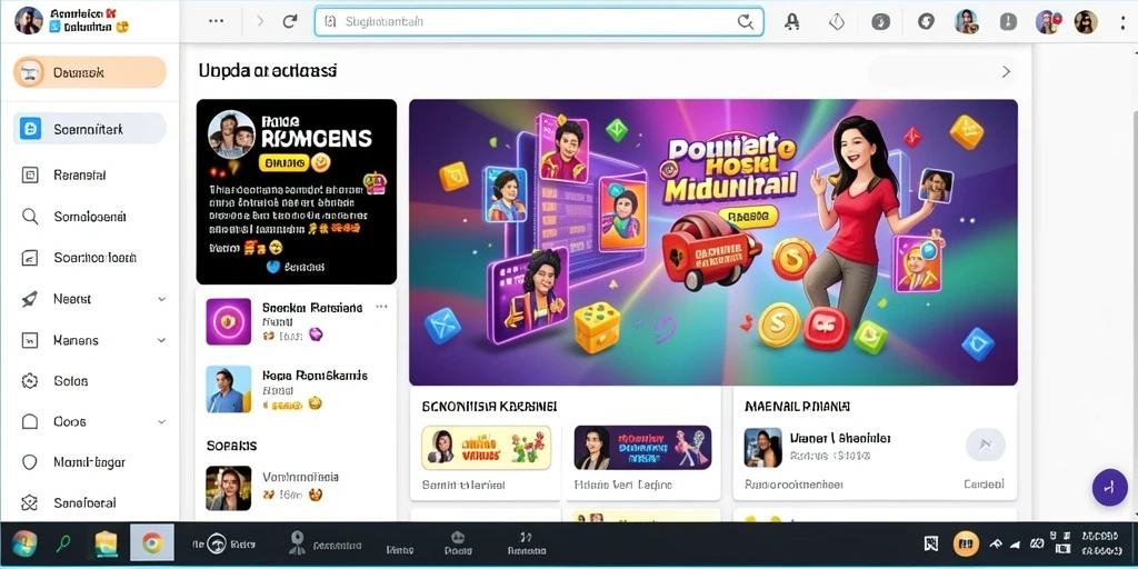Tampilan awal yang menarik dan mudah dinavigasi.