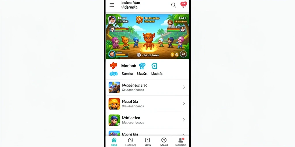 Tampilan utama aplikasi MEGASLOTO yang menarik.