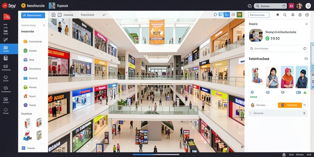 Screenshot menunjukkan karakter utama menjelajahi hutan rimbun.