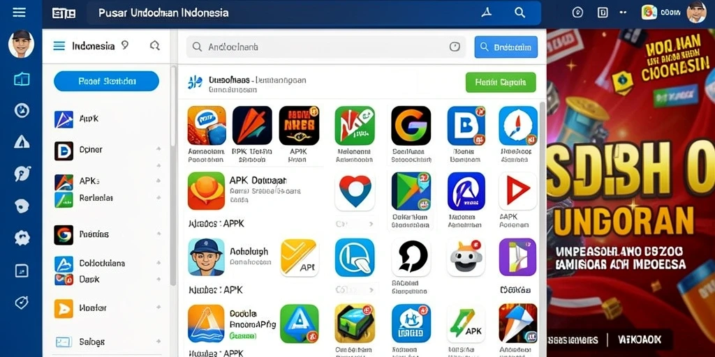 Tampilan antarmuka utama yang menarik dan mudah dinavigasi.
