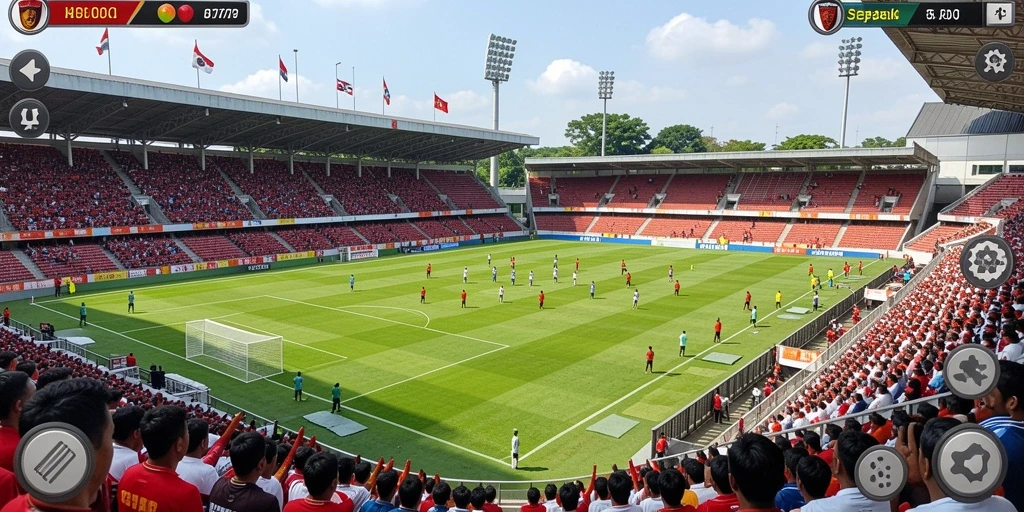 Tampilan awal permainan yang menarik dan interaktif.