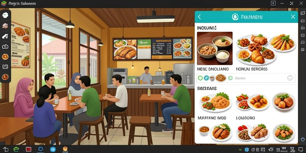 Tampilan antarmuka yang user-friendly.