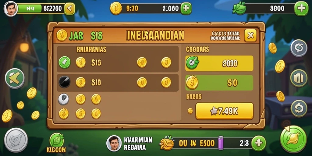 Screenshot menunjukkan antarmuka permainan yang menarik.
