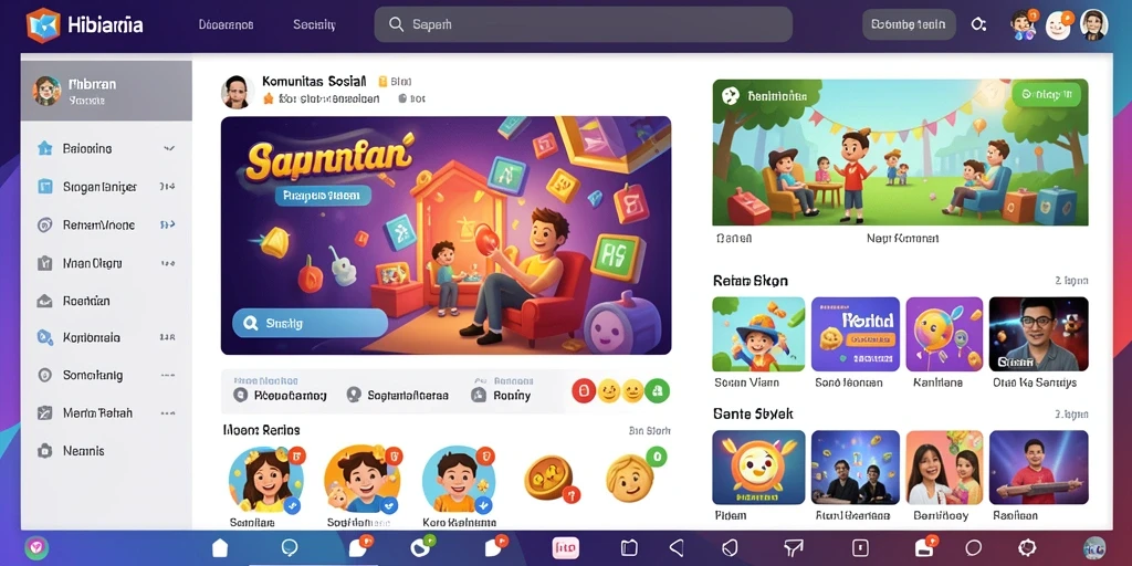 Tampilan antarmuka aplikasi yang menarik dan mudah digunakan.